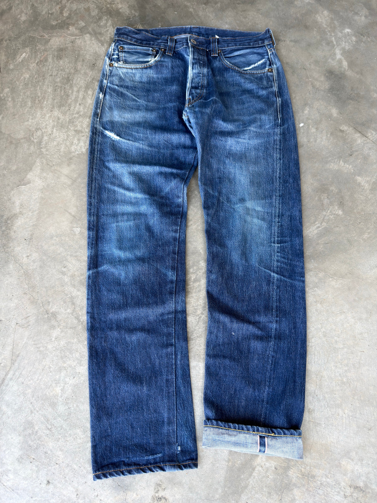 Levis LVC selvedge 501xx denim