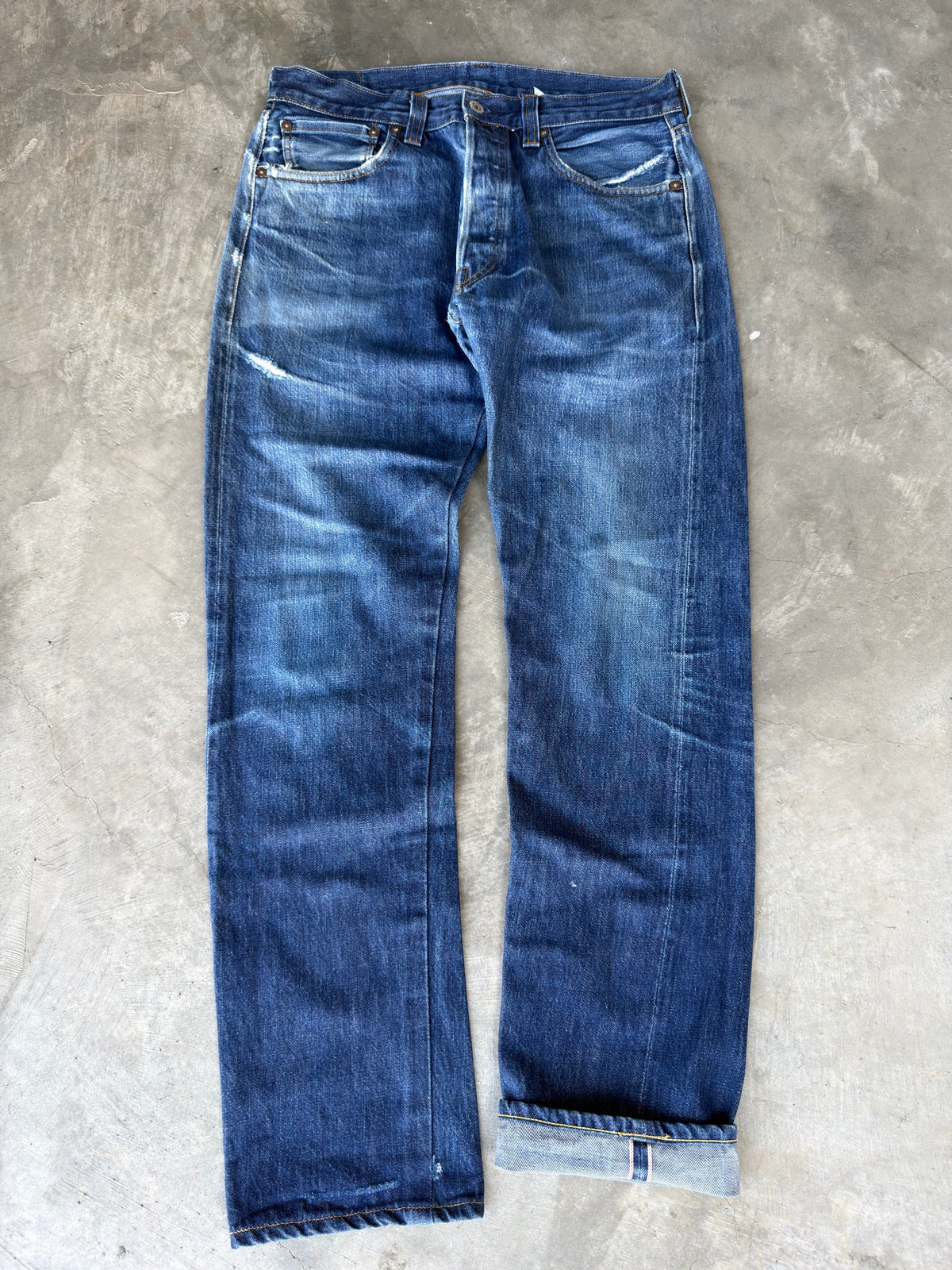 Levis LVC selvedge 501xx denim