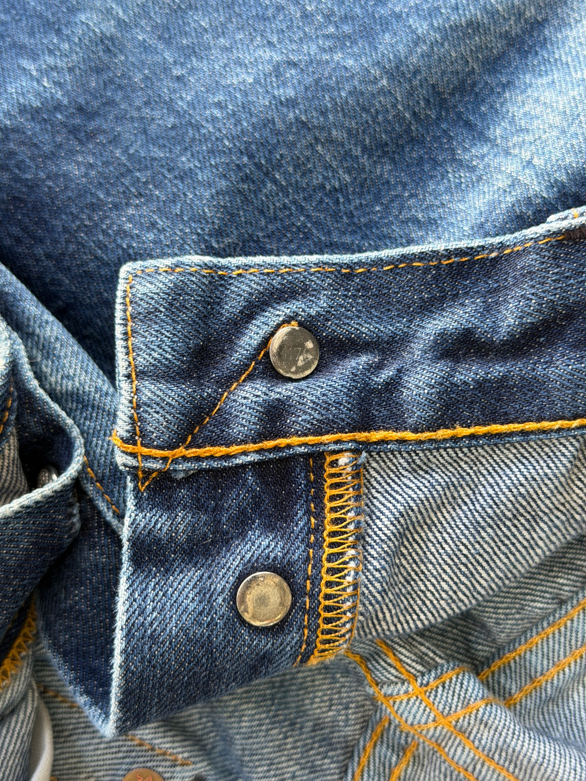 Levis LVC selvedge 501xx denim