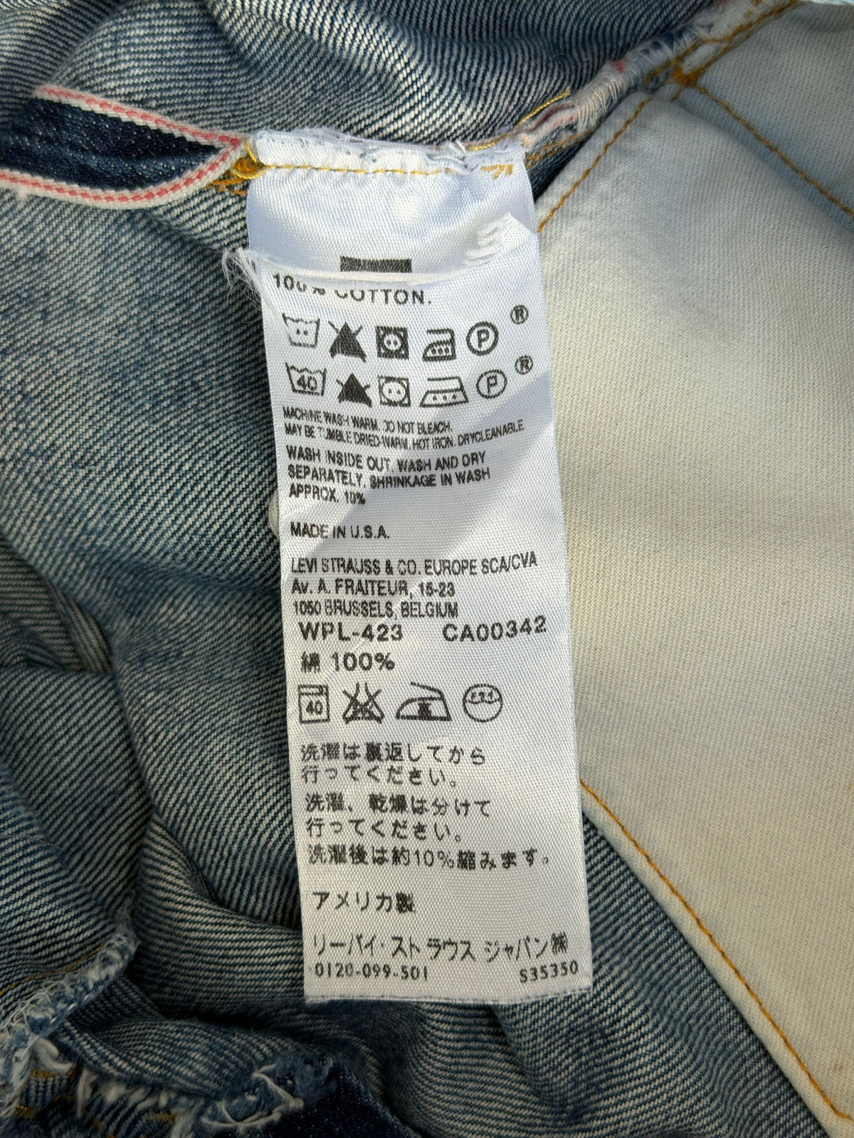 Levis LVC selvedge 501xx denim