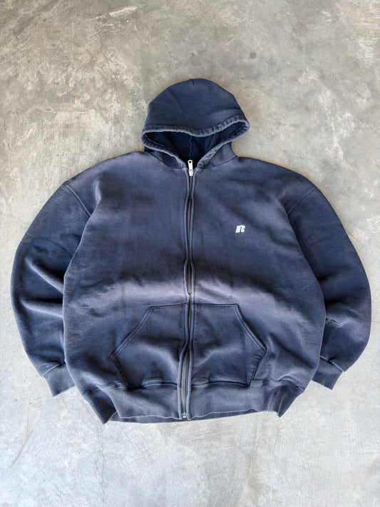 Vintage Russel zip up hoodie