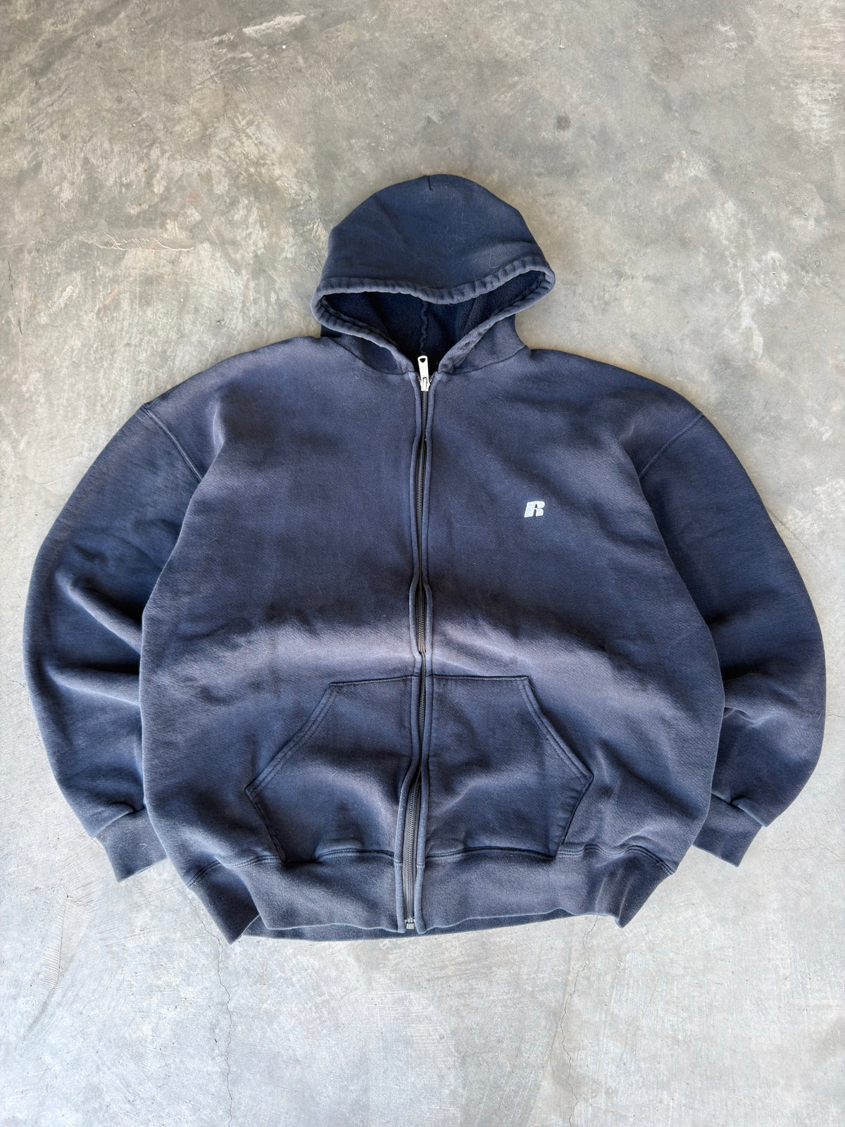 Vintage Russel zip up hoodie