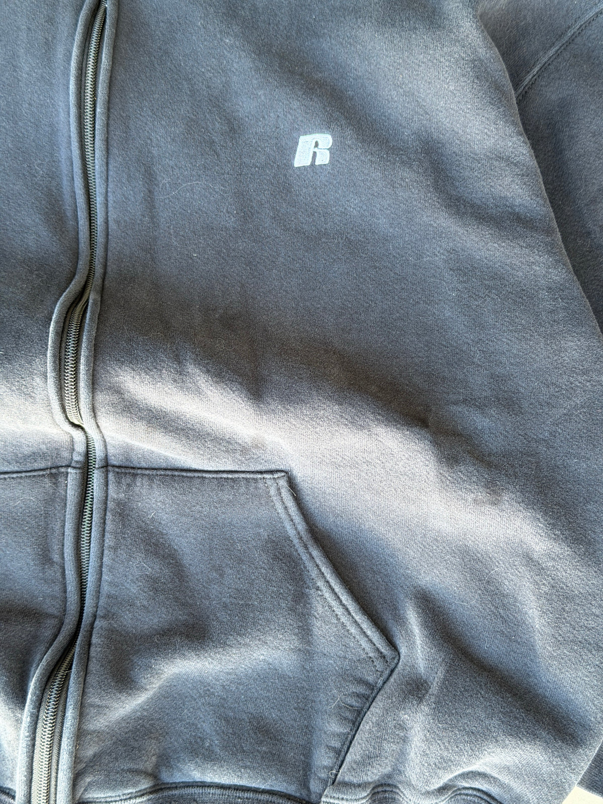 Vintage Russel zip up hoodie