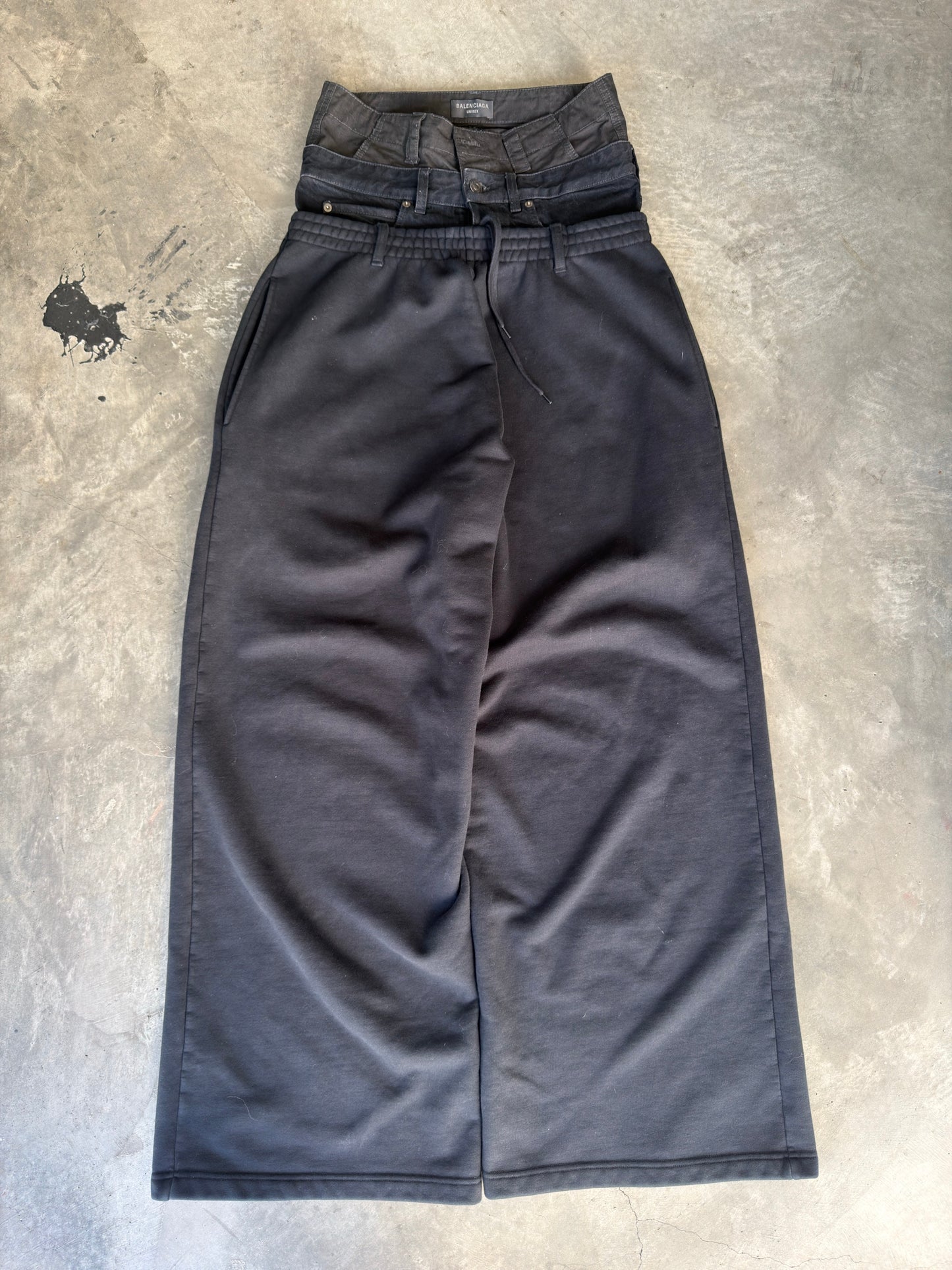 Balenciaga triple waisted pant
