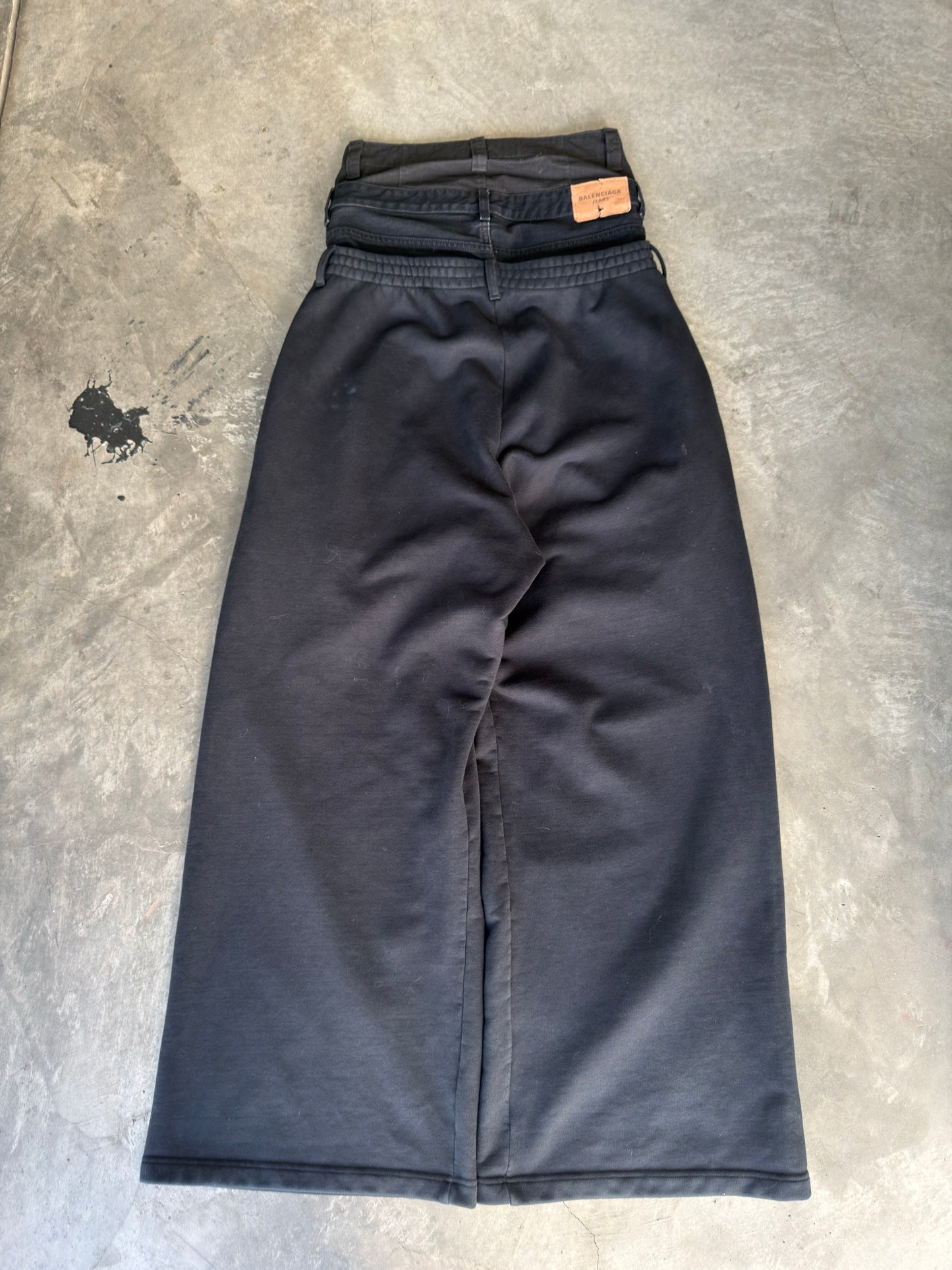Balenciaga triple waisted pant