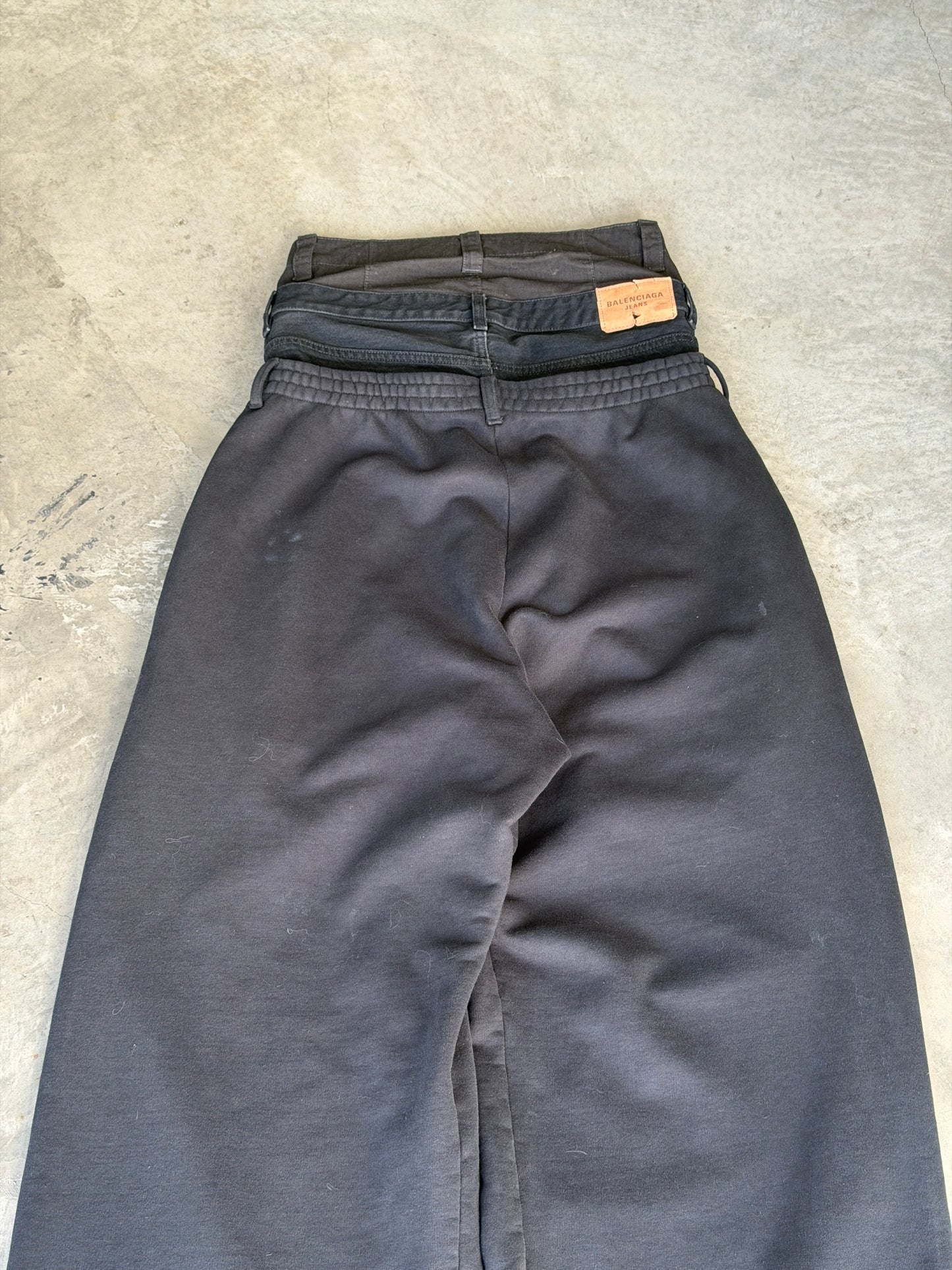 Balenciaga triple waisted pant