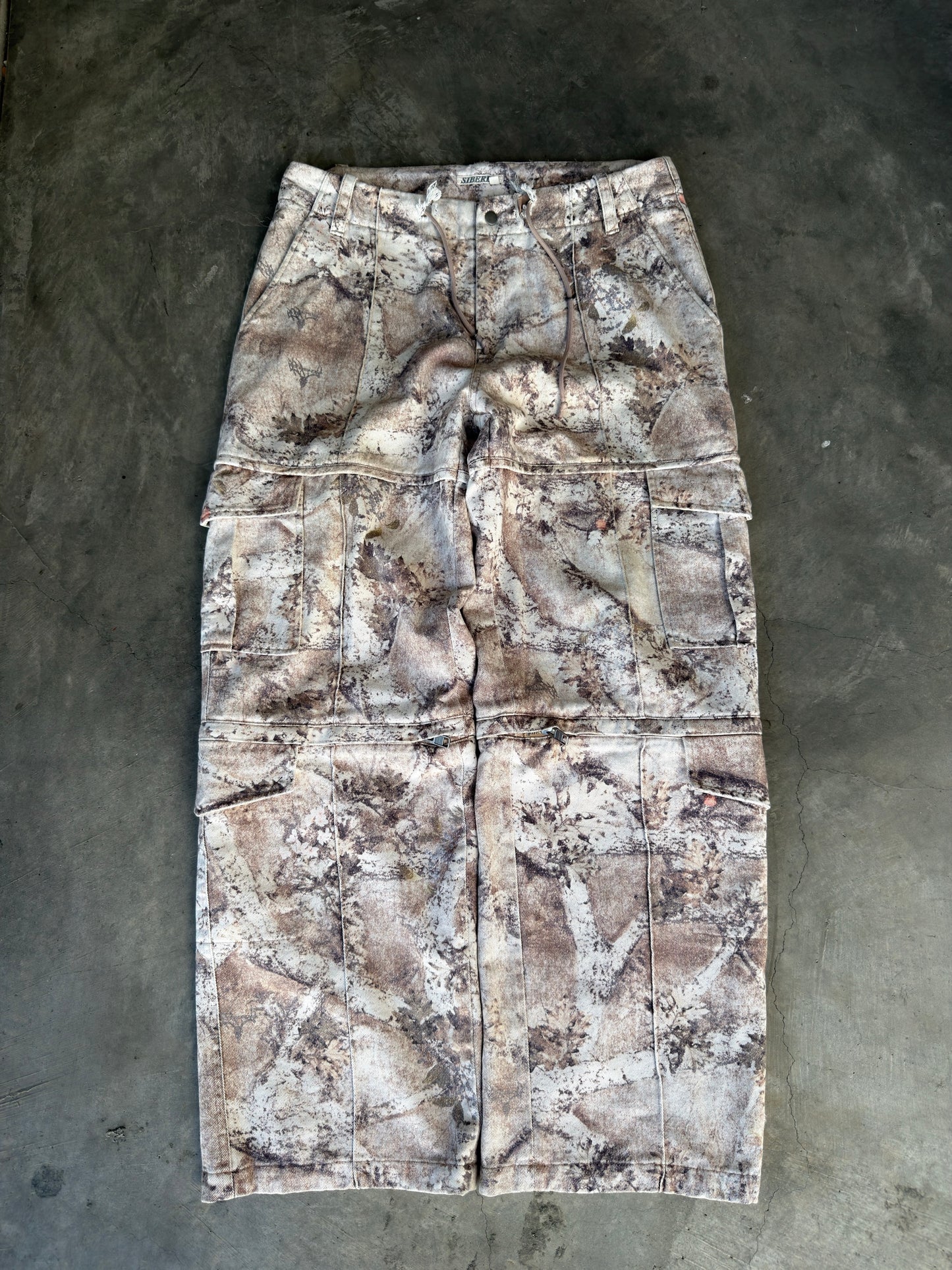 Siberia hills convertible camo cargos