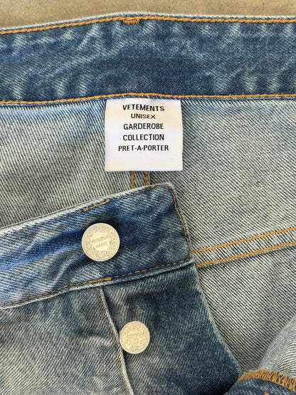 Vetements blue denim