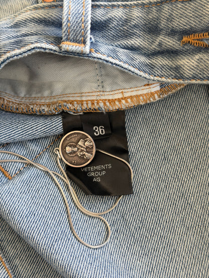 Vetements blue denim