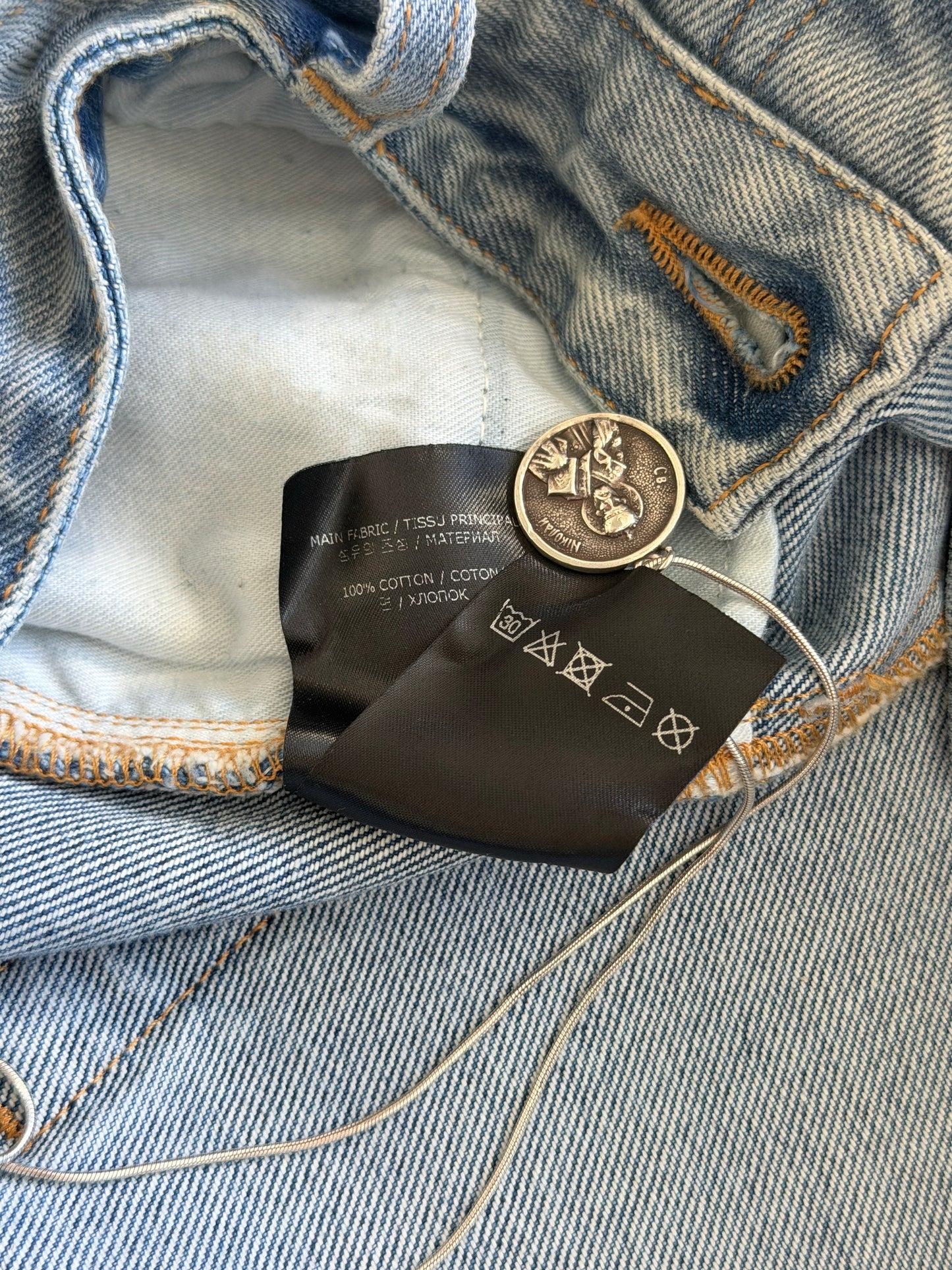 Vetements blue denim