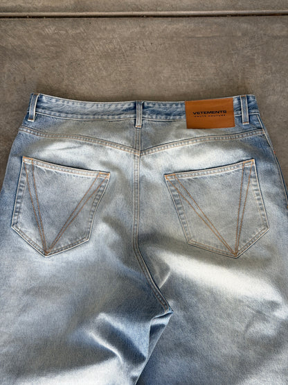 Vetements blue denim