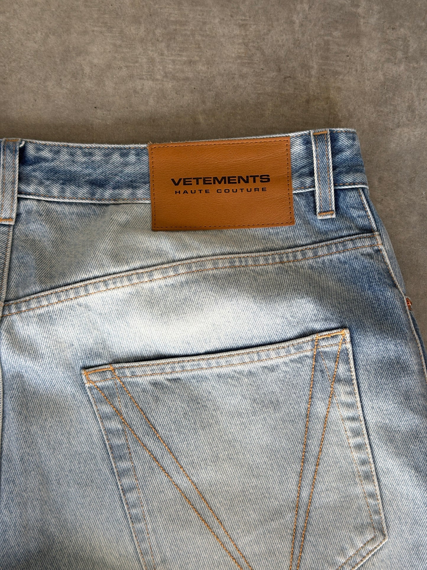 Vetements blue denim