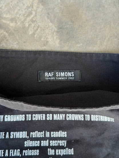 raf simons ss02 stray souls bag