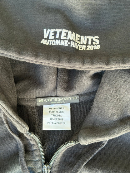 Vetements titanic zip up