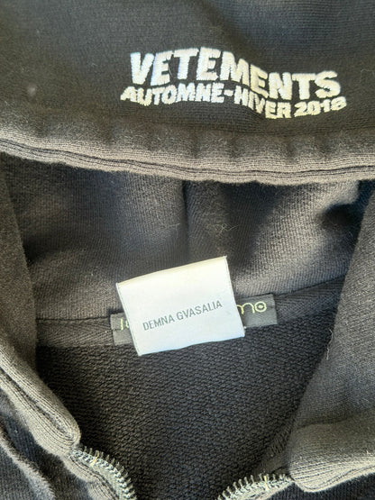 Vetements titanic zip up