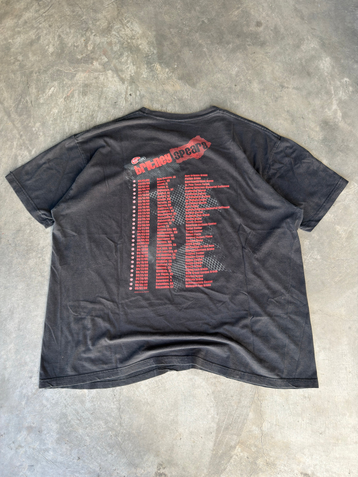 2009 Britney spears tour tee
