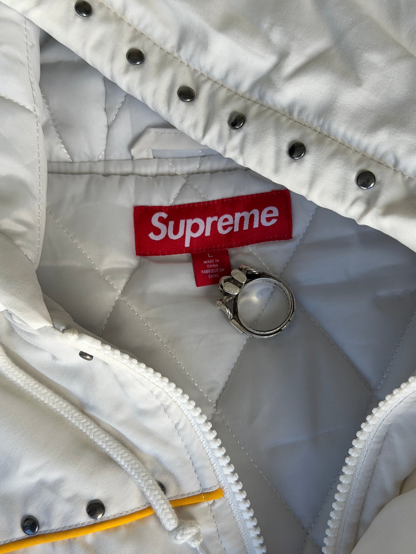supreme studded stadium jacket