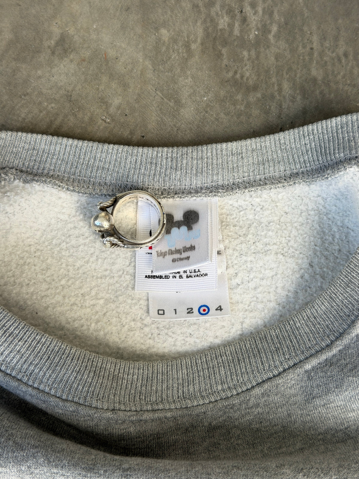og punk mickey mouse crewneck
