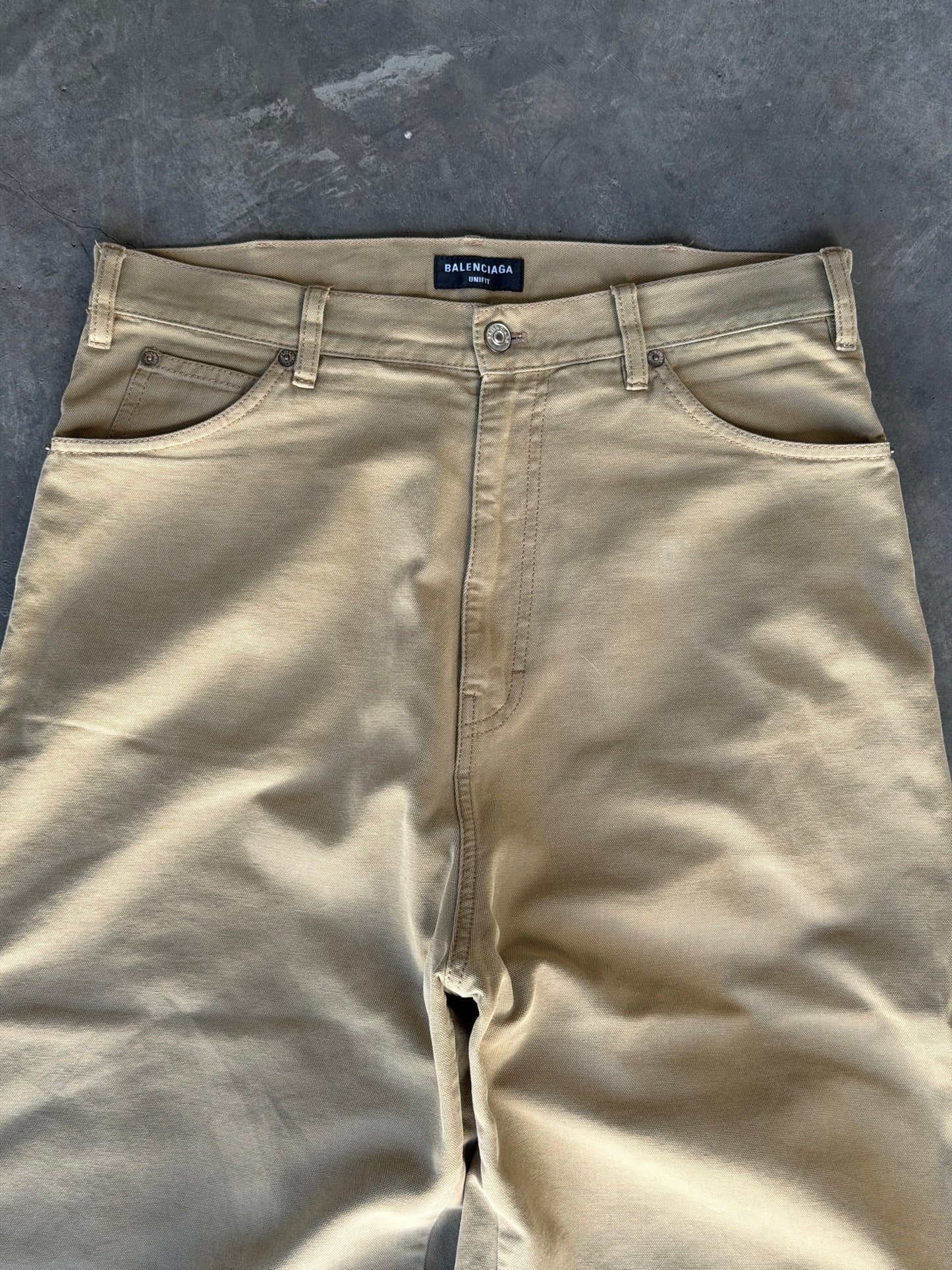 Balenciaga work pants carhartt logo