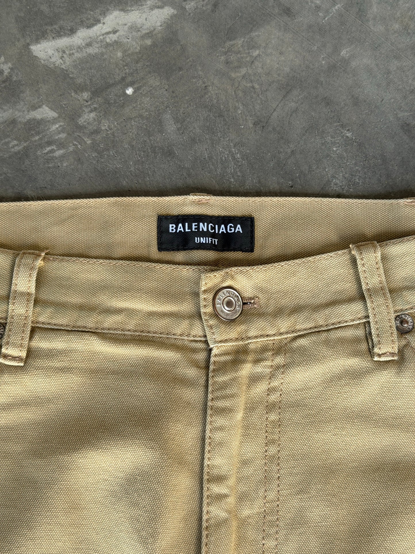 Balenciaga work pants carhartt logo