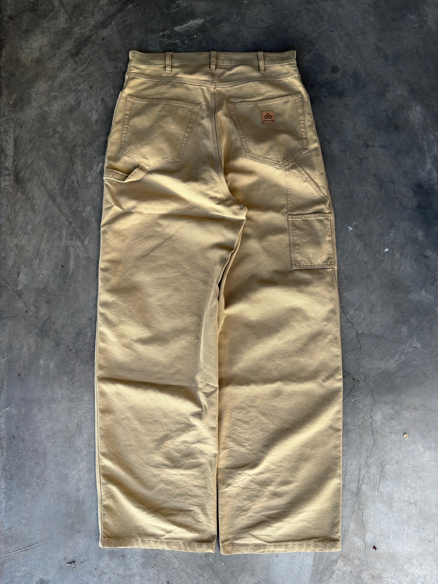 Balenciaga work pants carhartt logo