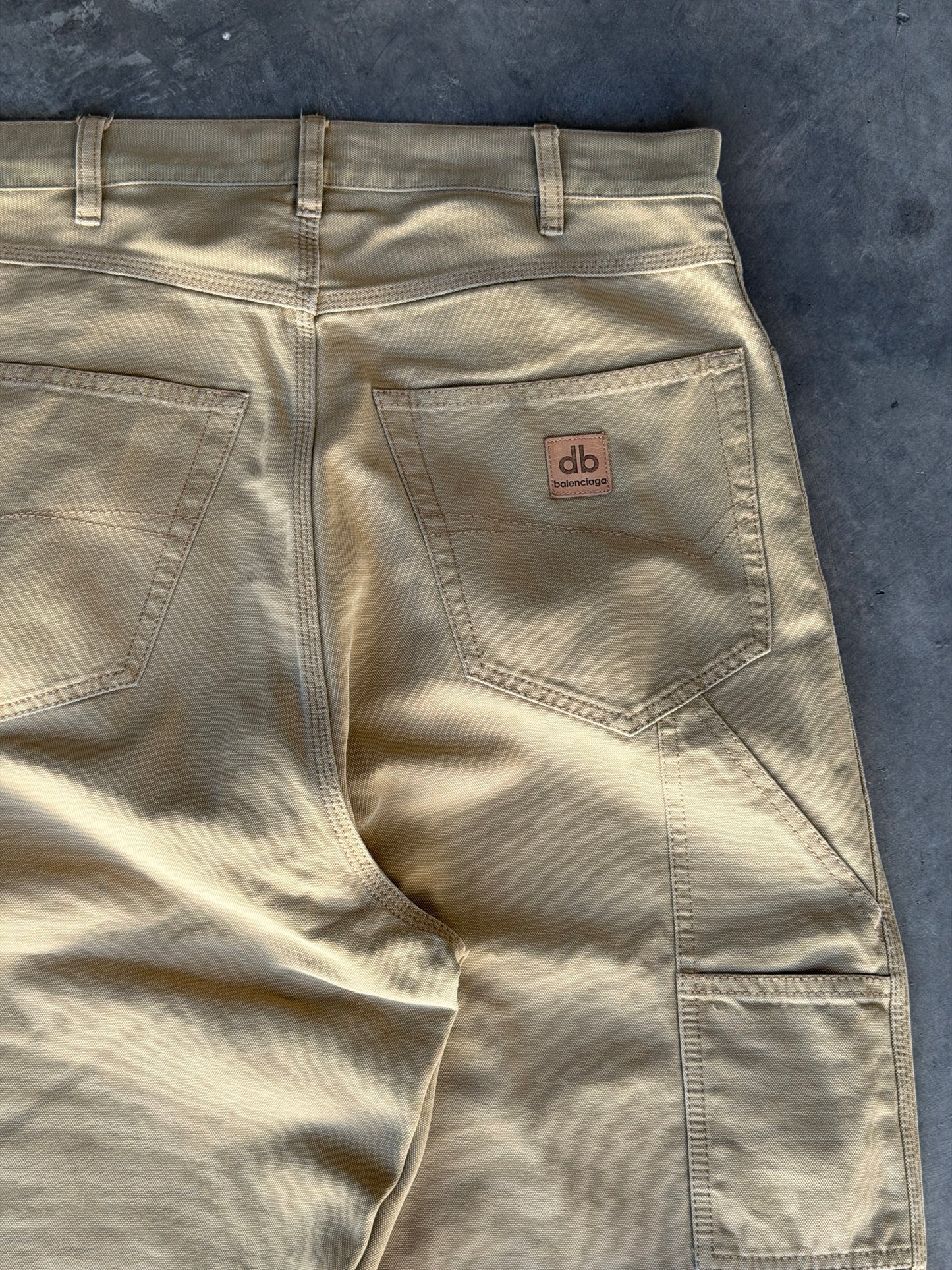 Balenciaga work pants carhartt logo