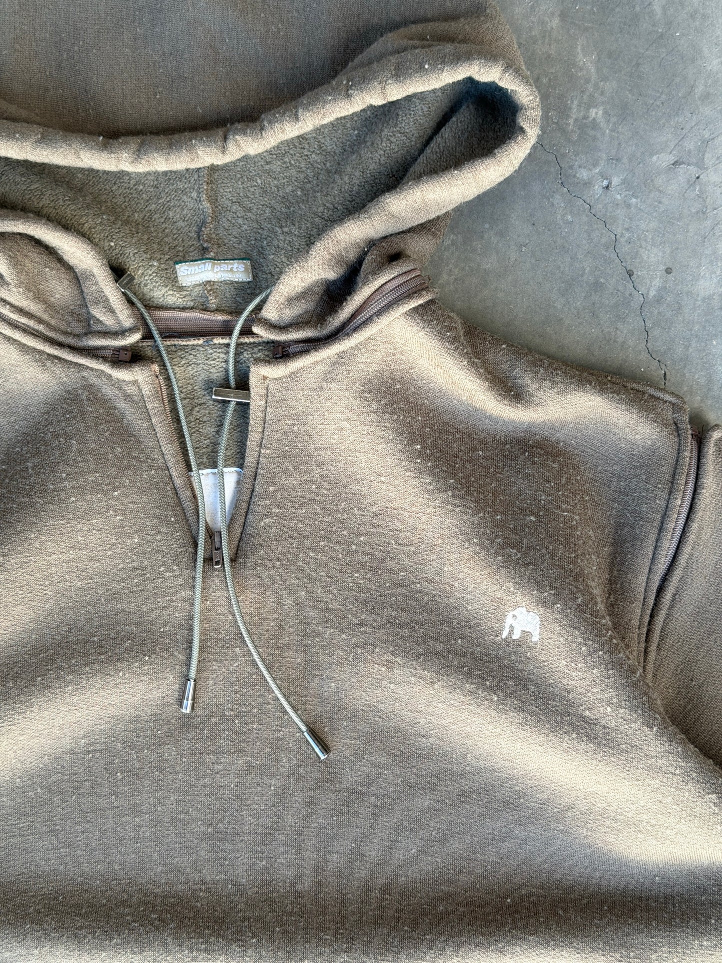 undercover small parts hoodie