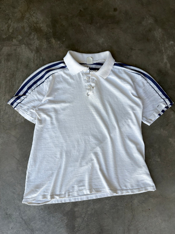 60s white naval polo