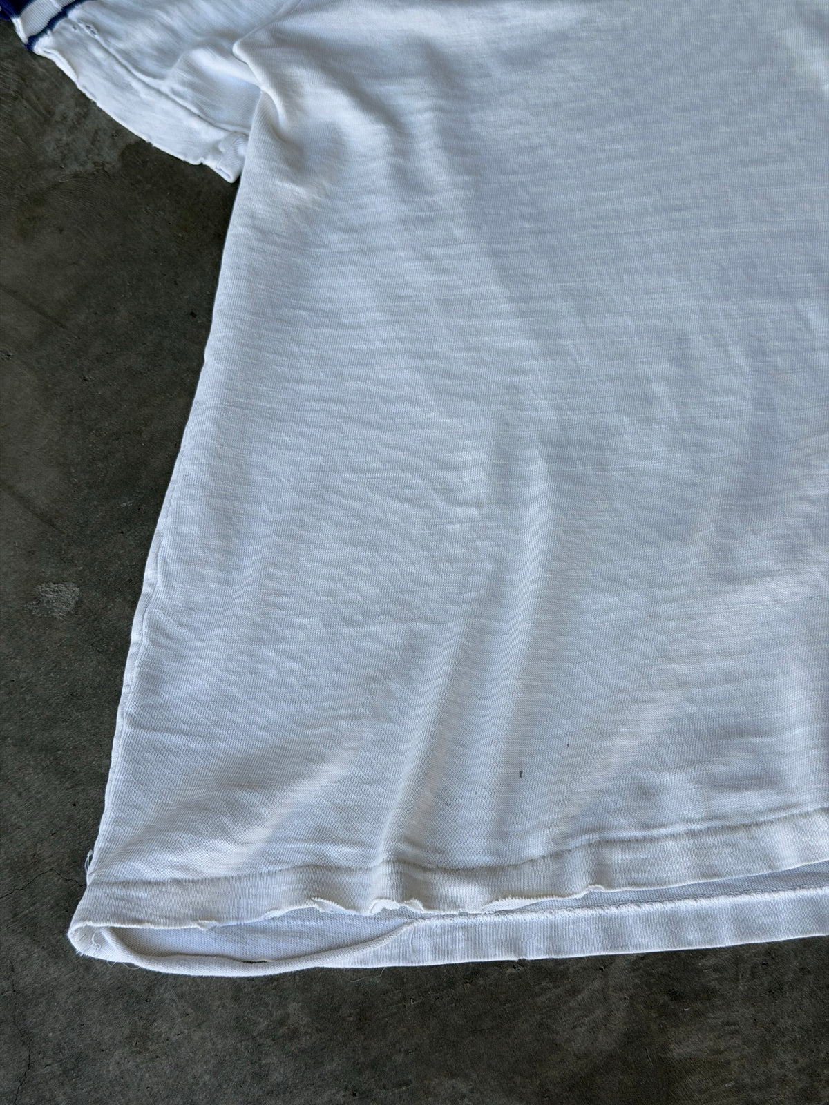 60s white naval polo