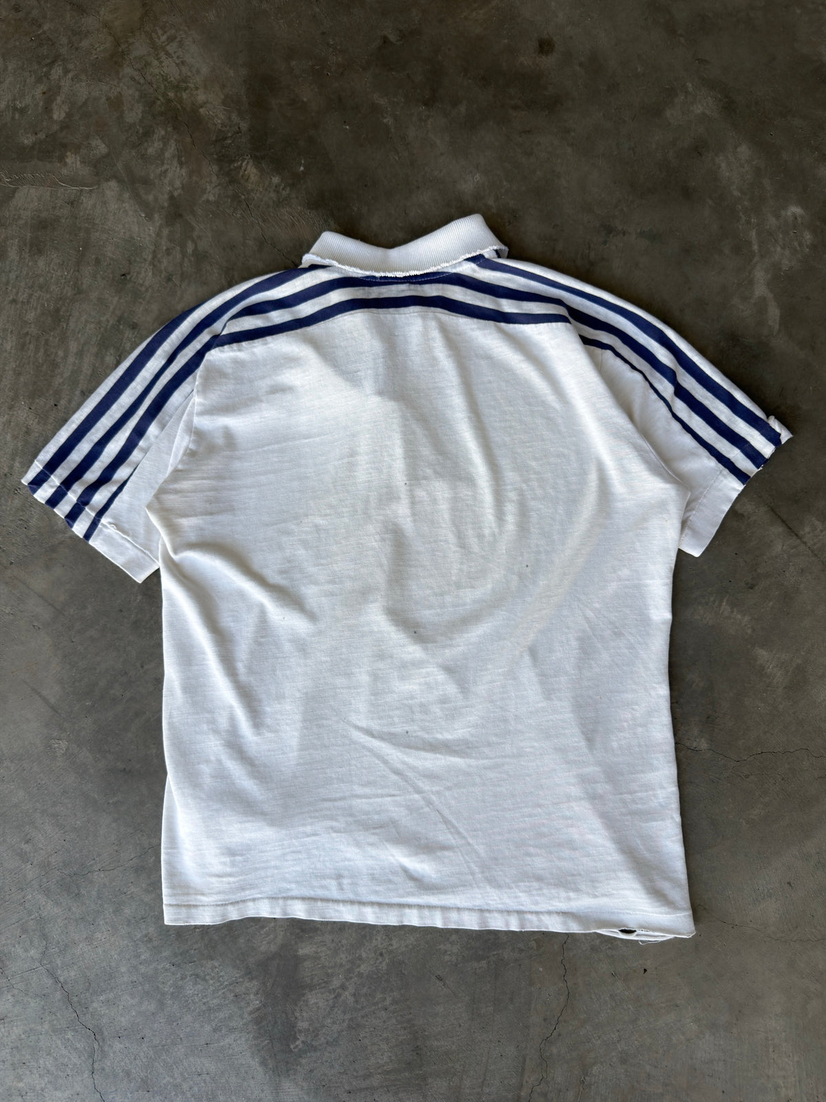 60s white naval polo