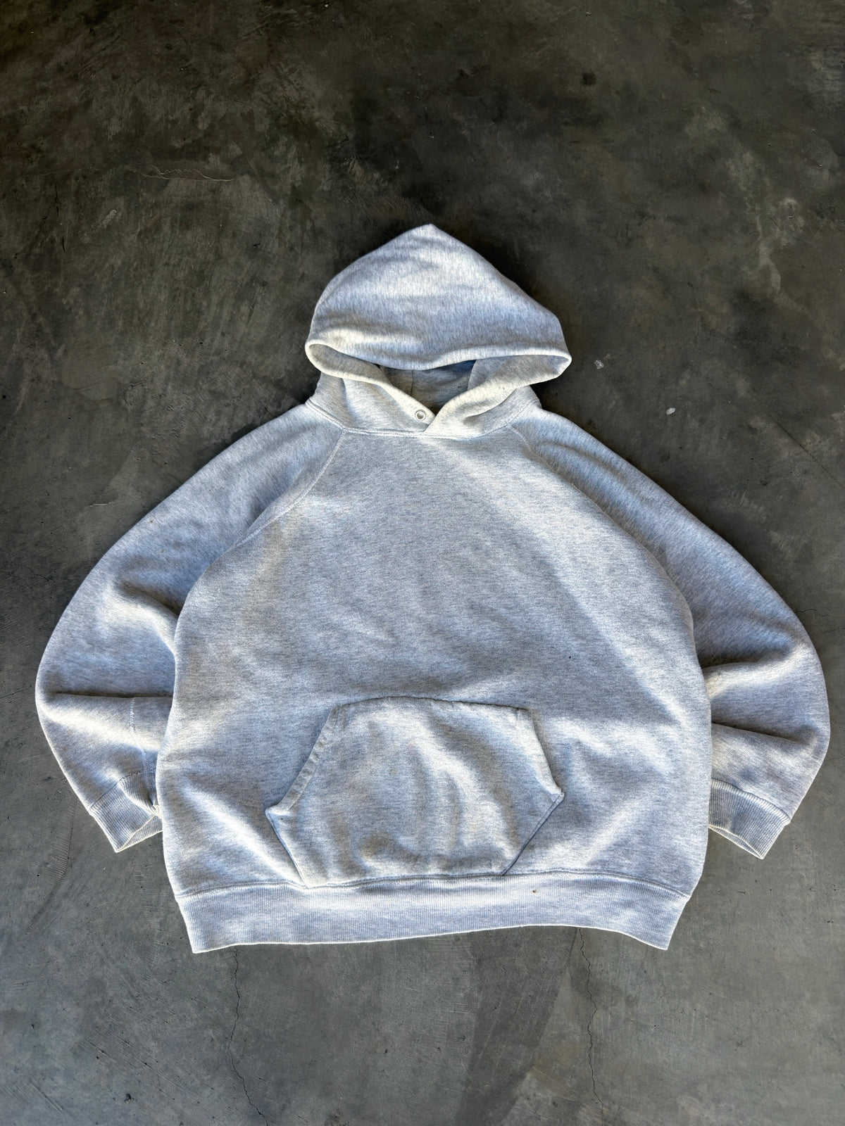 70s heather grey hoodie