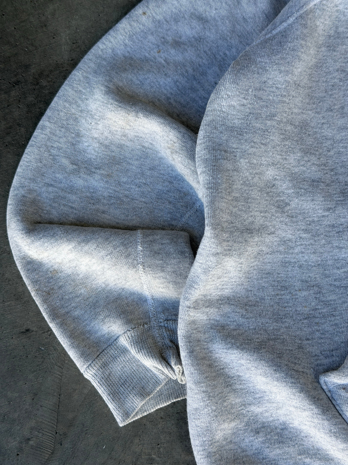 70s heather grey hoodie