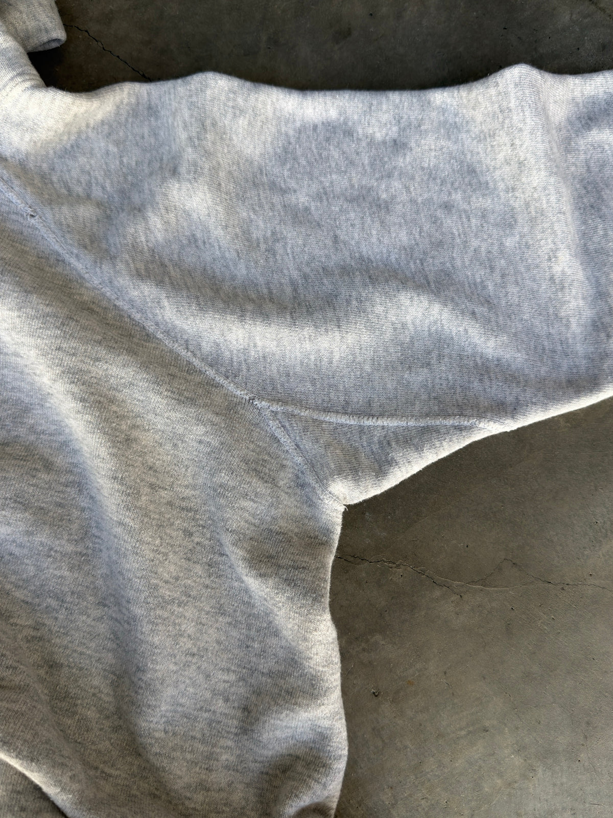 70s heather grey hoodie