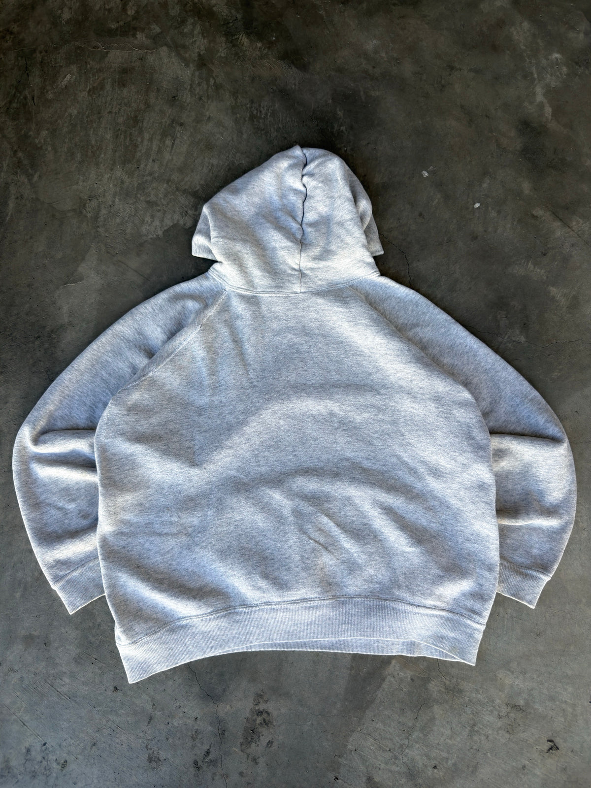 70s heather grey hoodie