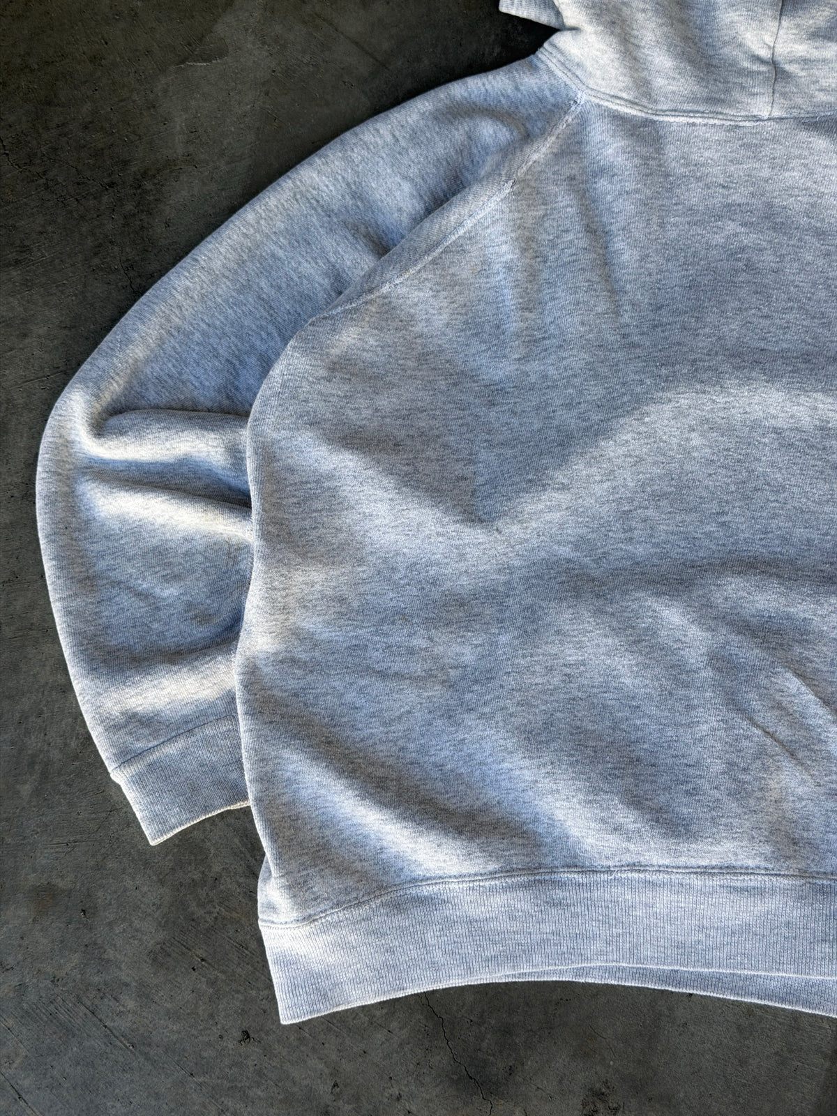 70s heather grey hoodie