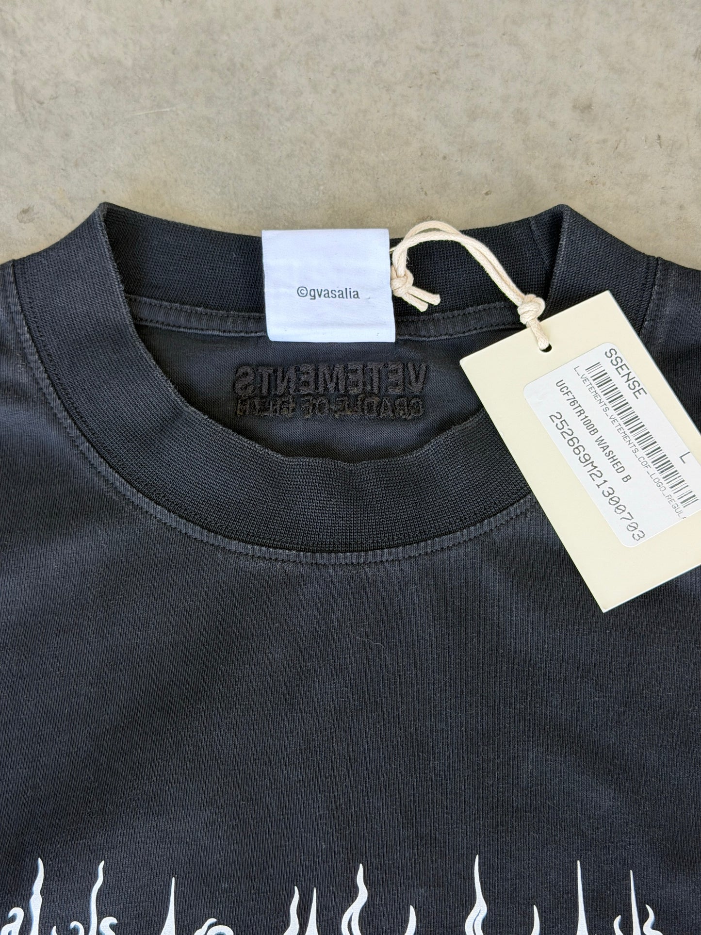 Vetements x cradle of filth tee