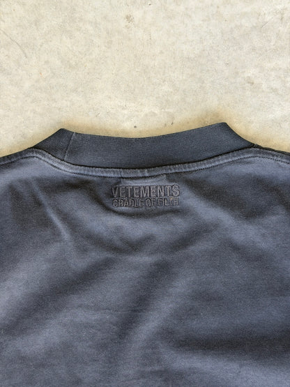 Vetements x cradle of filth tee