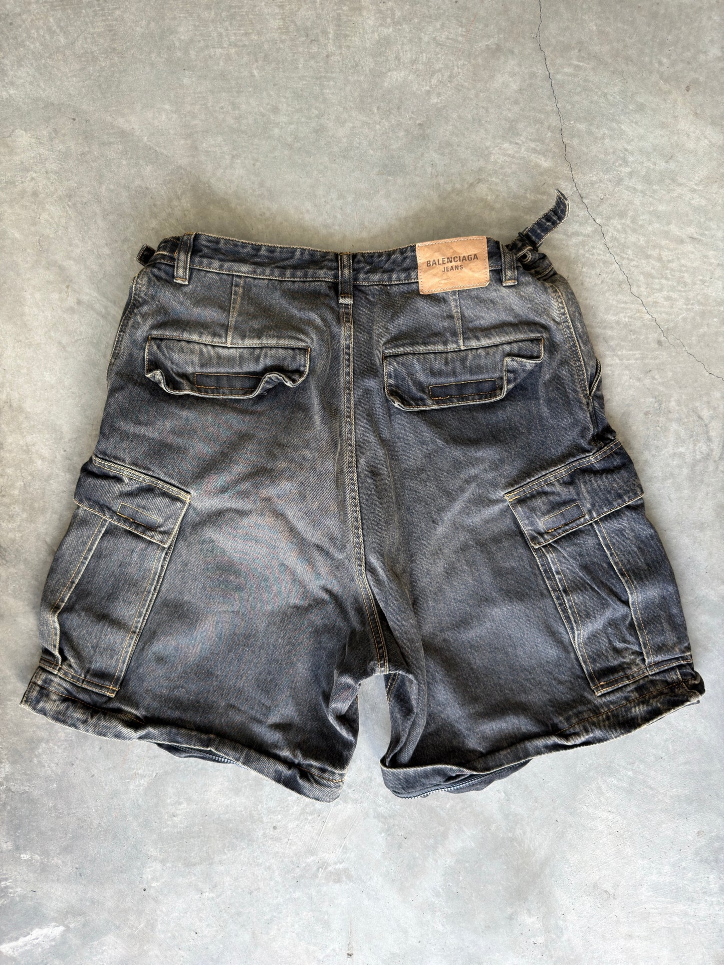 Baleciaga Convertible Japanese Cargo Jeans