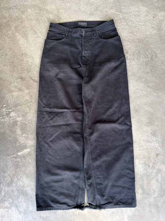 Balenciaga Black baggy denim