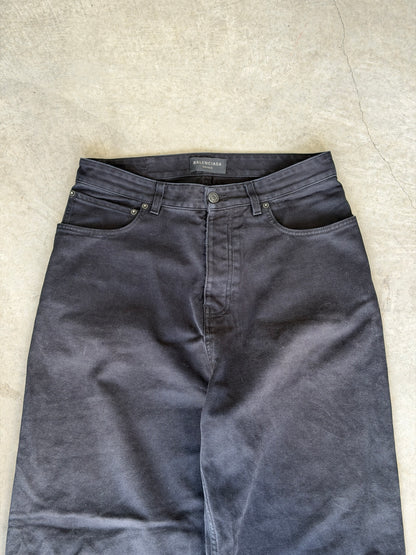 Balenciaga Black baggy denim