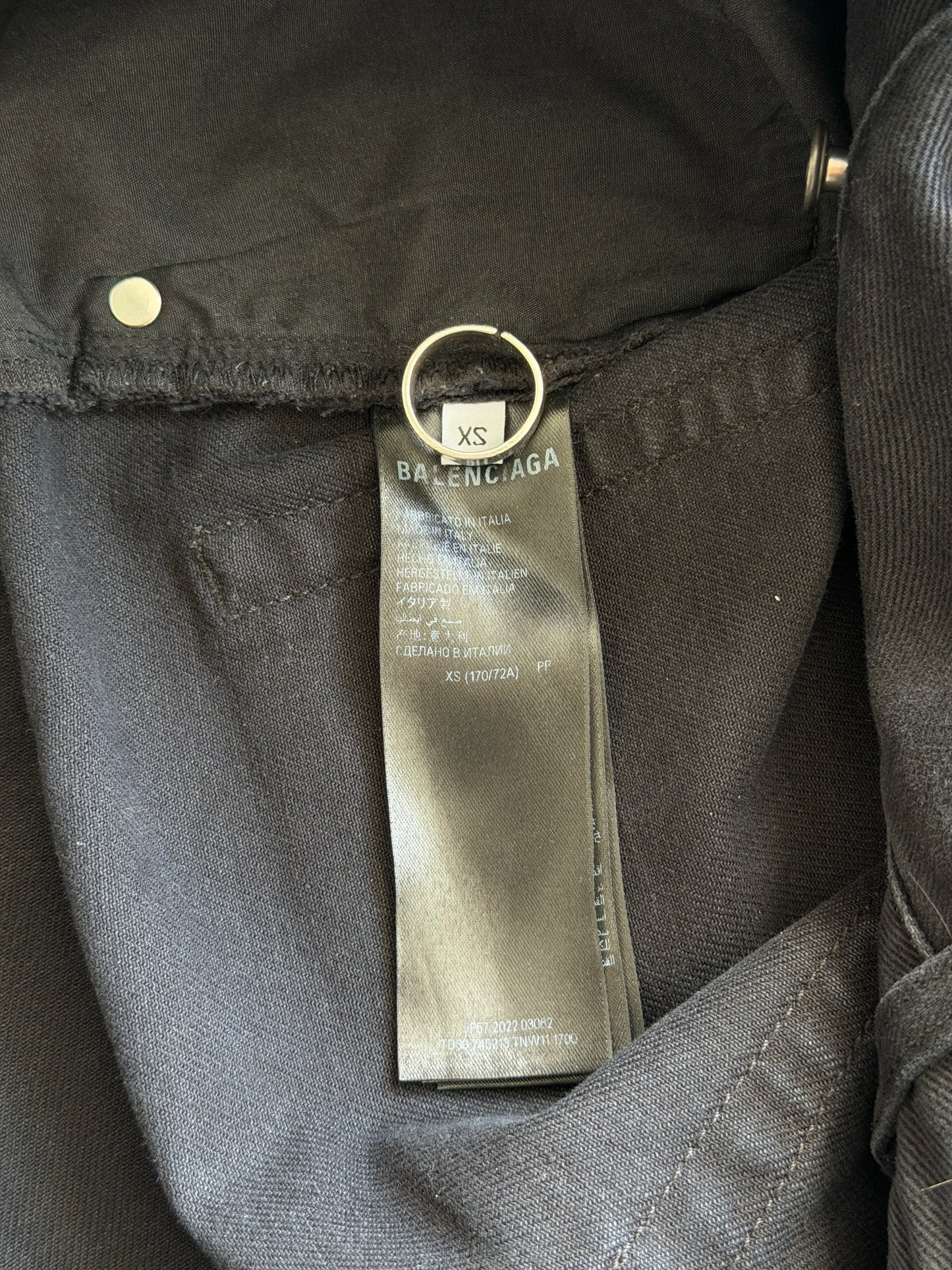 Balenciaga Black baggy denim
