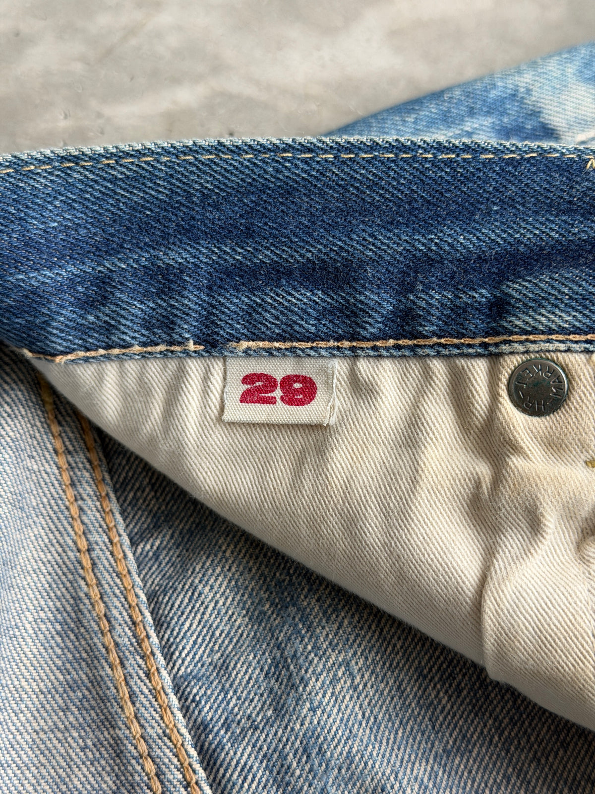 Vintage HR market Japanese selvedge denim