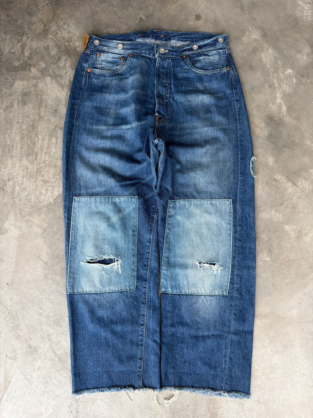 Levis LVC buckle back selvedge denim
