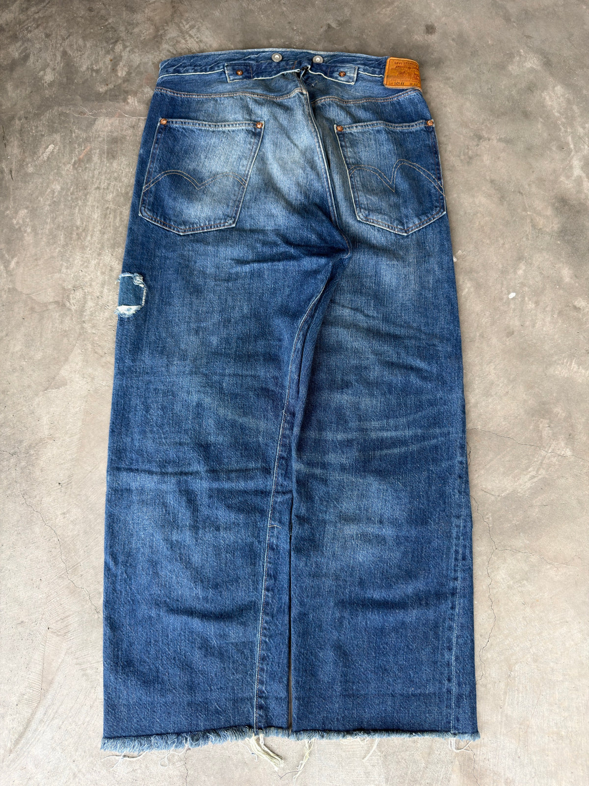 Levis LVC buckle back selvedge denim
