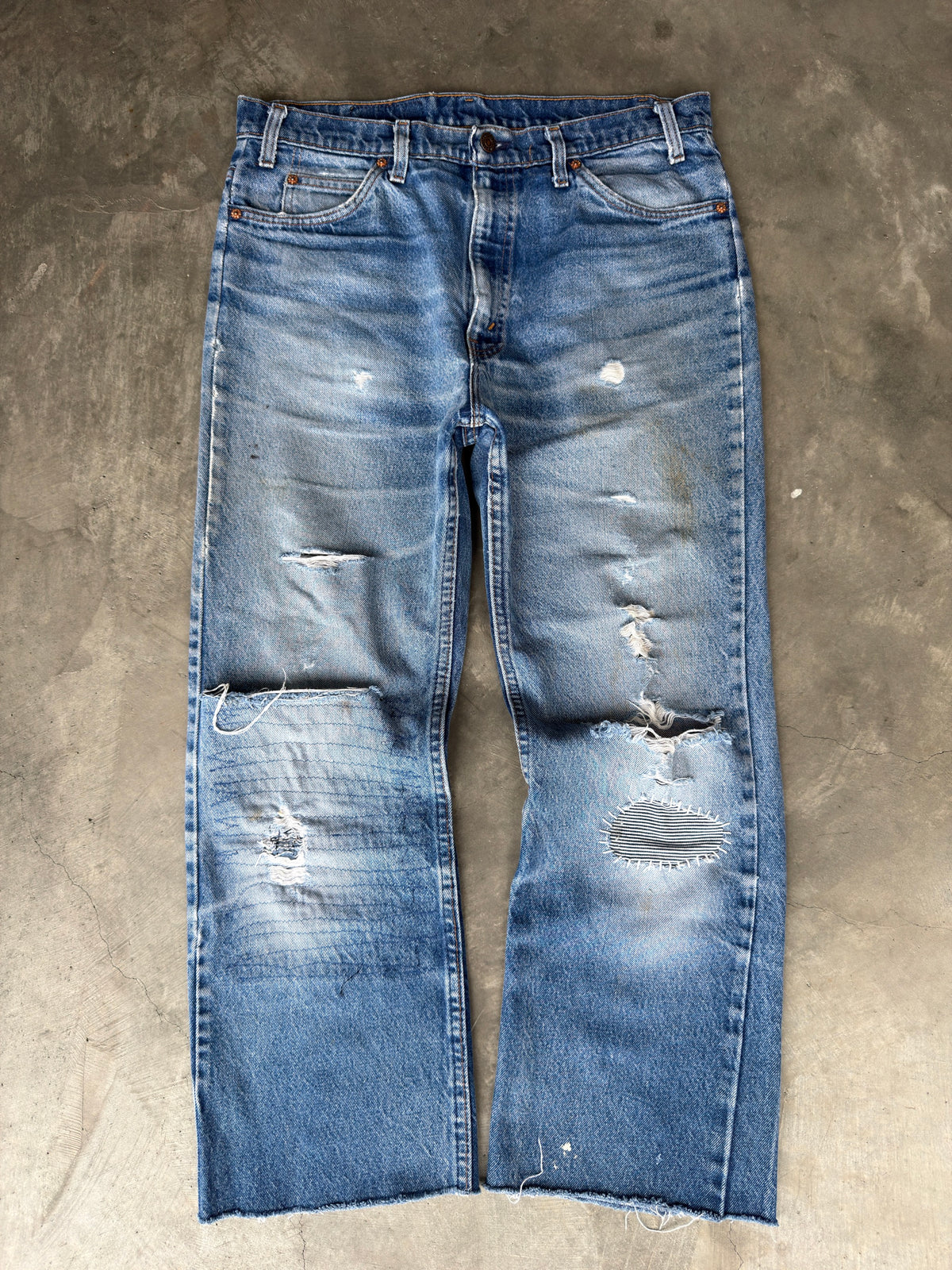 70s repaired Levis 517