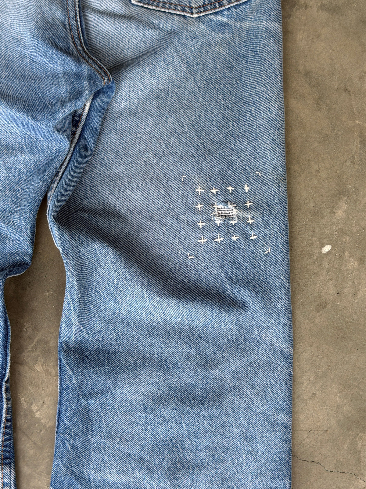 70s repaired Levis 517