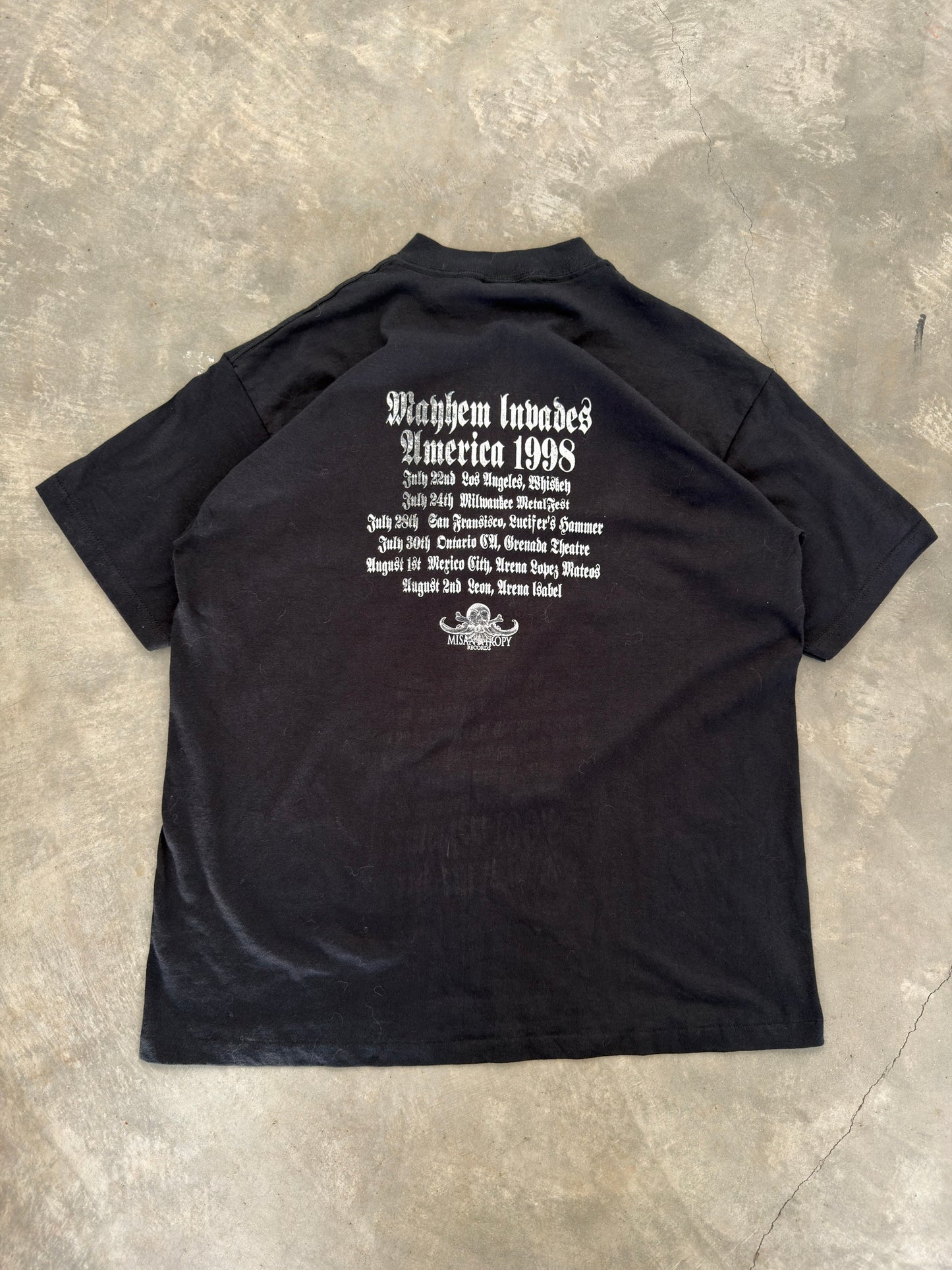 1998 Mayhem tee