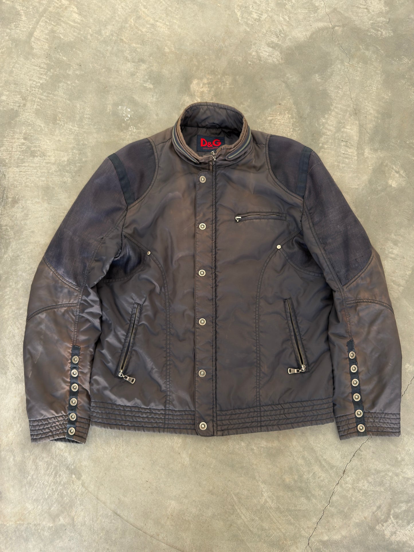 2000s Dolce and Gabanna moto jacket