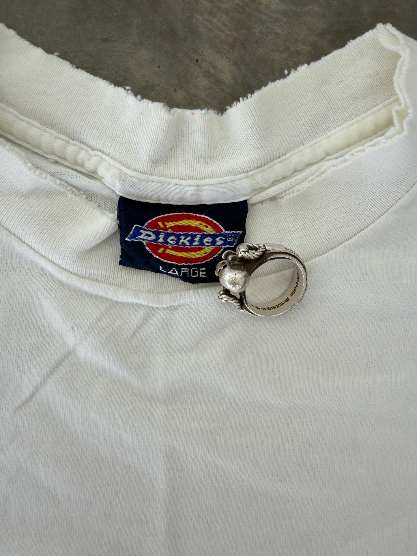 dickies white pocket tee