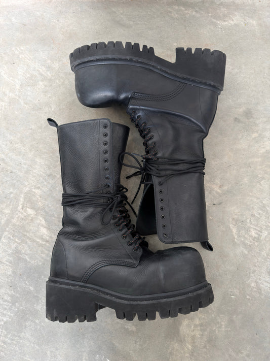 Balenciaga AW24 runway stomper boots